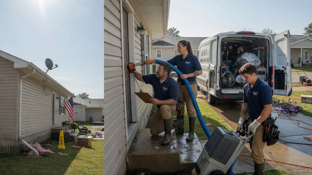 Ceiling Water Damage Restoration in Bryson, TX near me